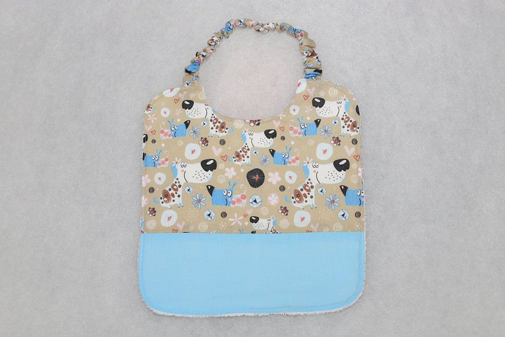 Bavaglino con elastico 1-2 anni - Ideale per asilo nido (Personalizzabile)