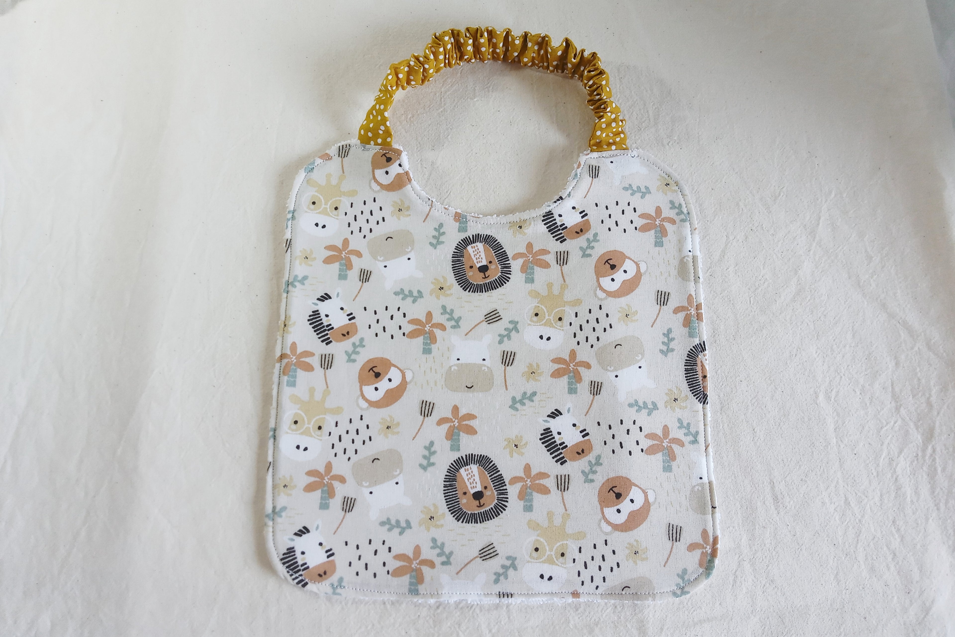 Bavaglino con elastico 1-2 anni - Ideale per asilo nido (Personalizzabile)