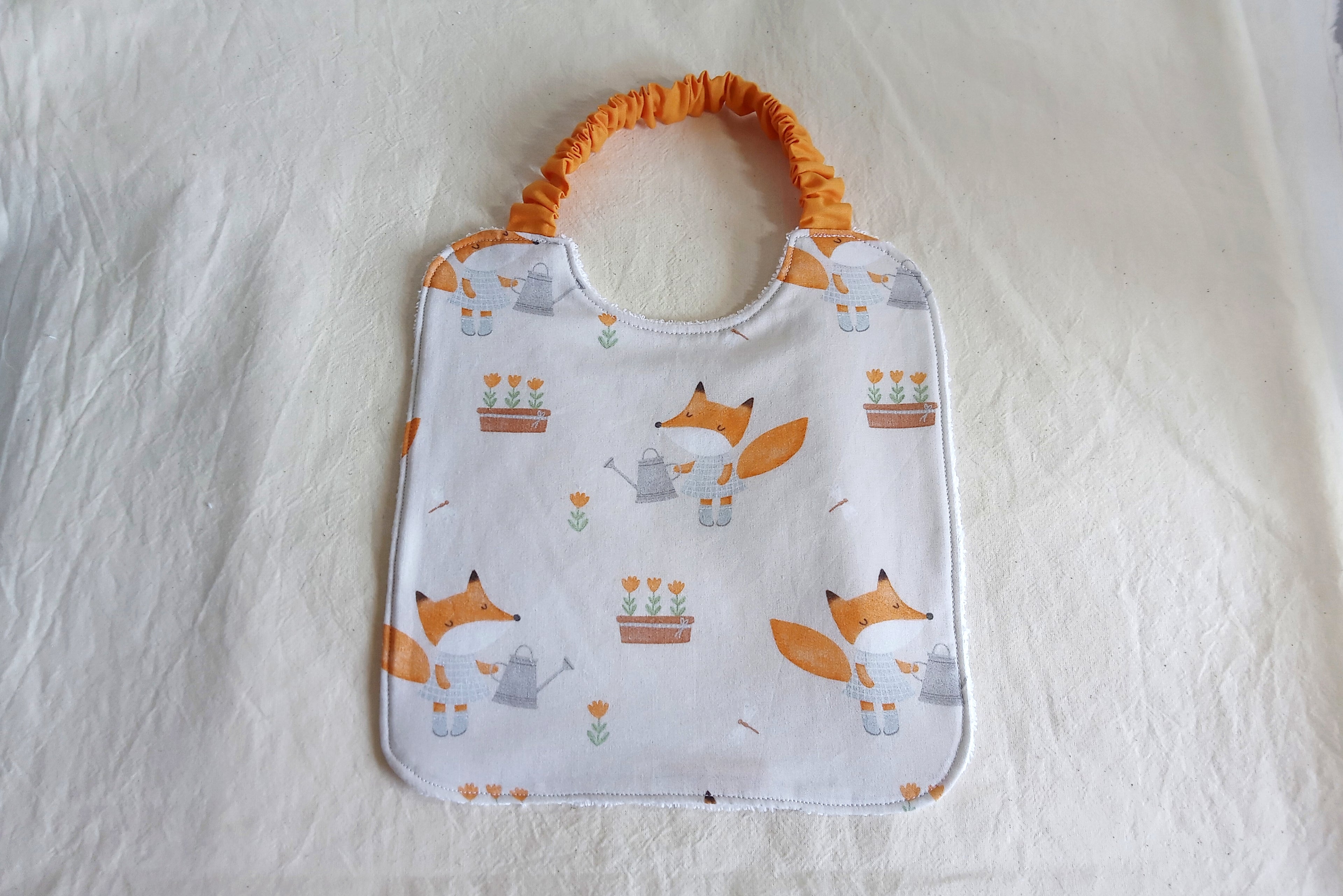 Bavaglino con elastico 1-2 anni - Ideale per asilo nido (Personalizzabile)