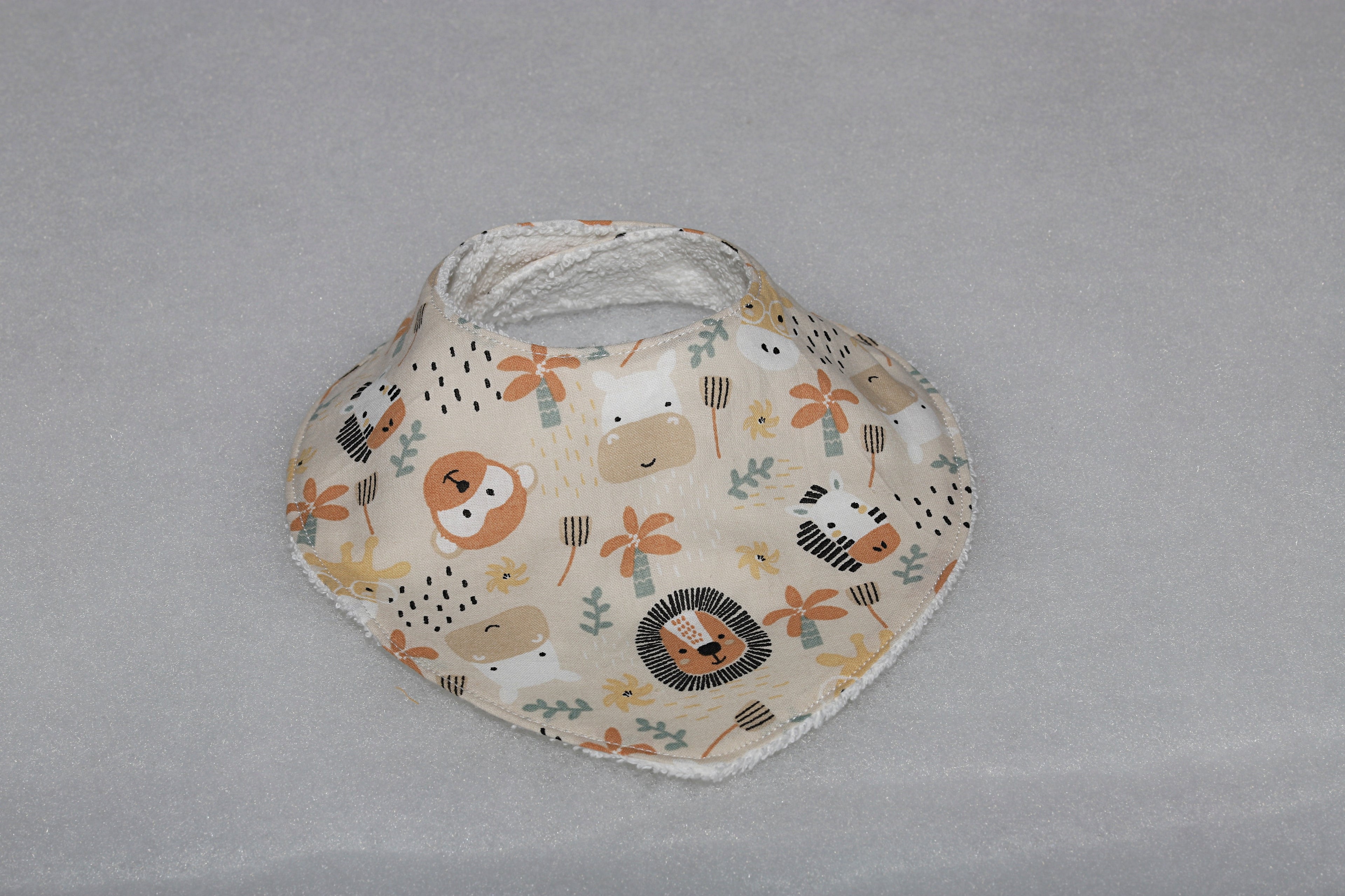 Bavaglino bandana neonato 0-6 mesi - cotone 100%, fatto a mano