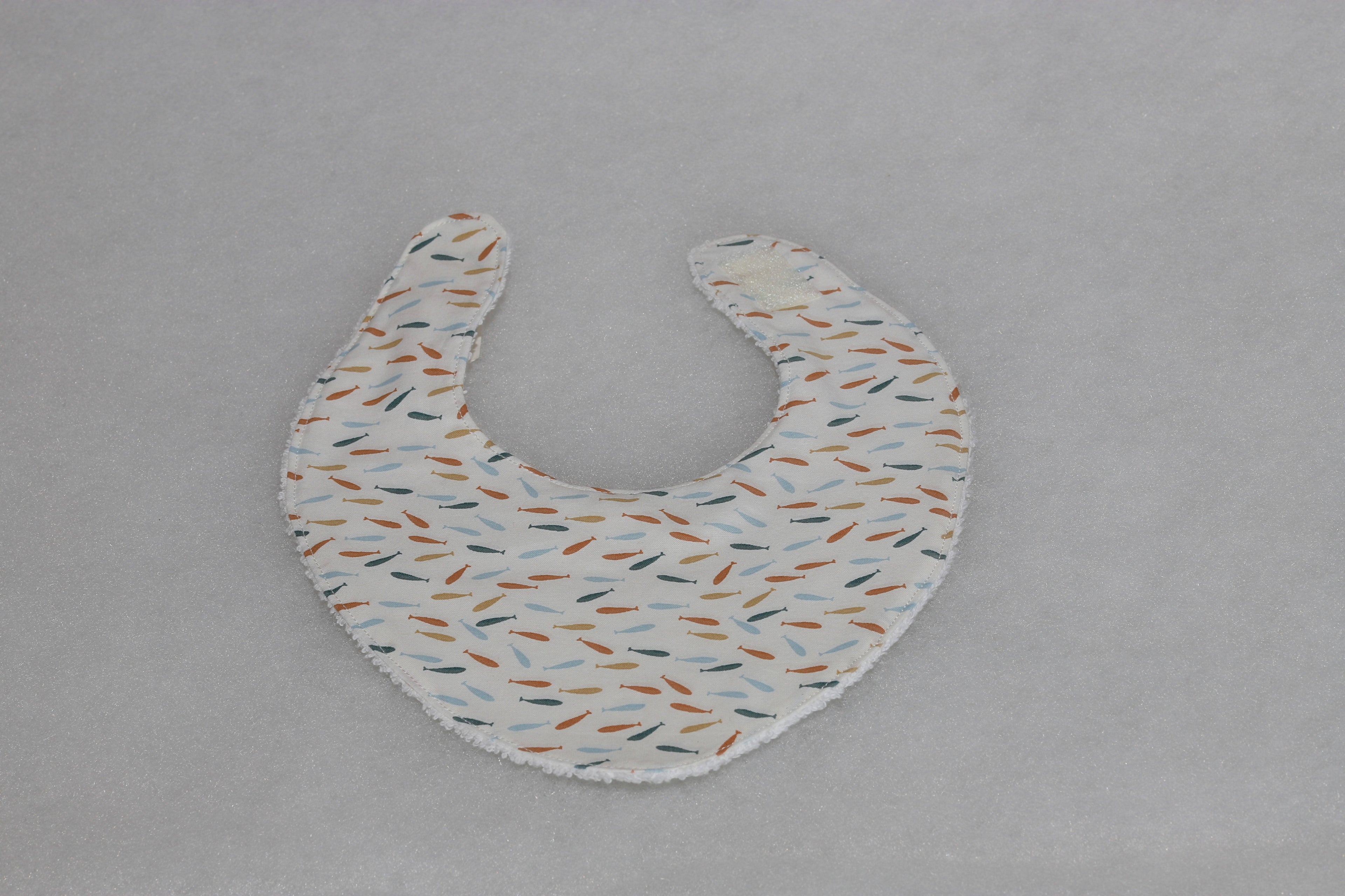 Bavaglino bandana neonato 0-6 mesi - cotone 100%, fatto a mano