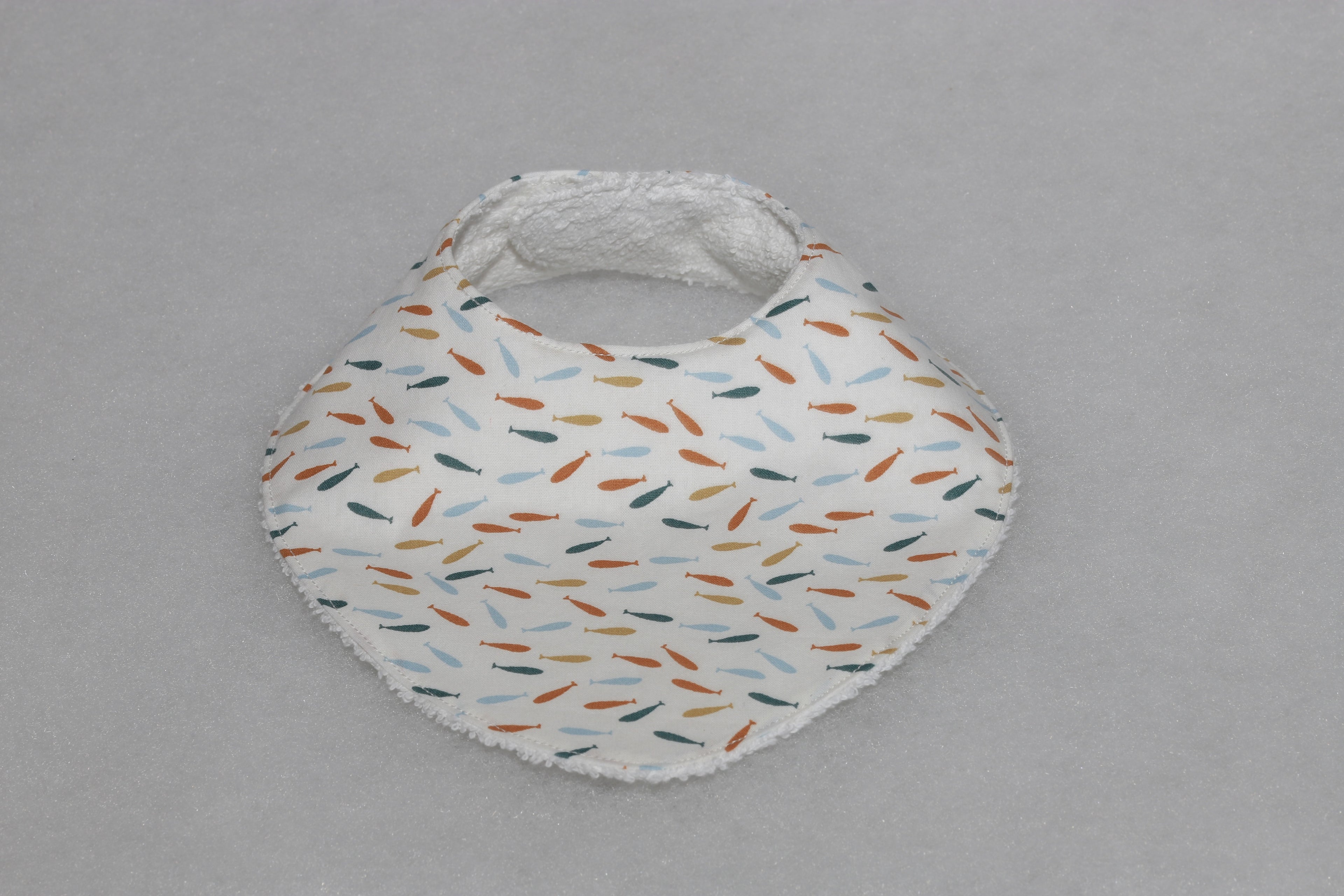 Bavaglino bandana neonato 0-6 mesi - cotone 100%, fatto a mano