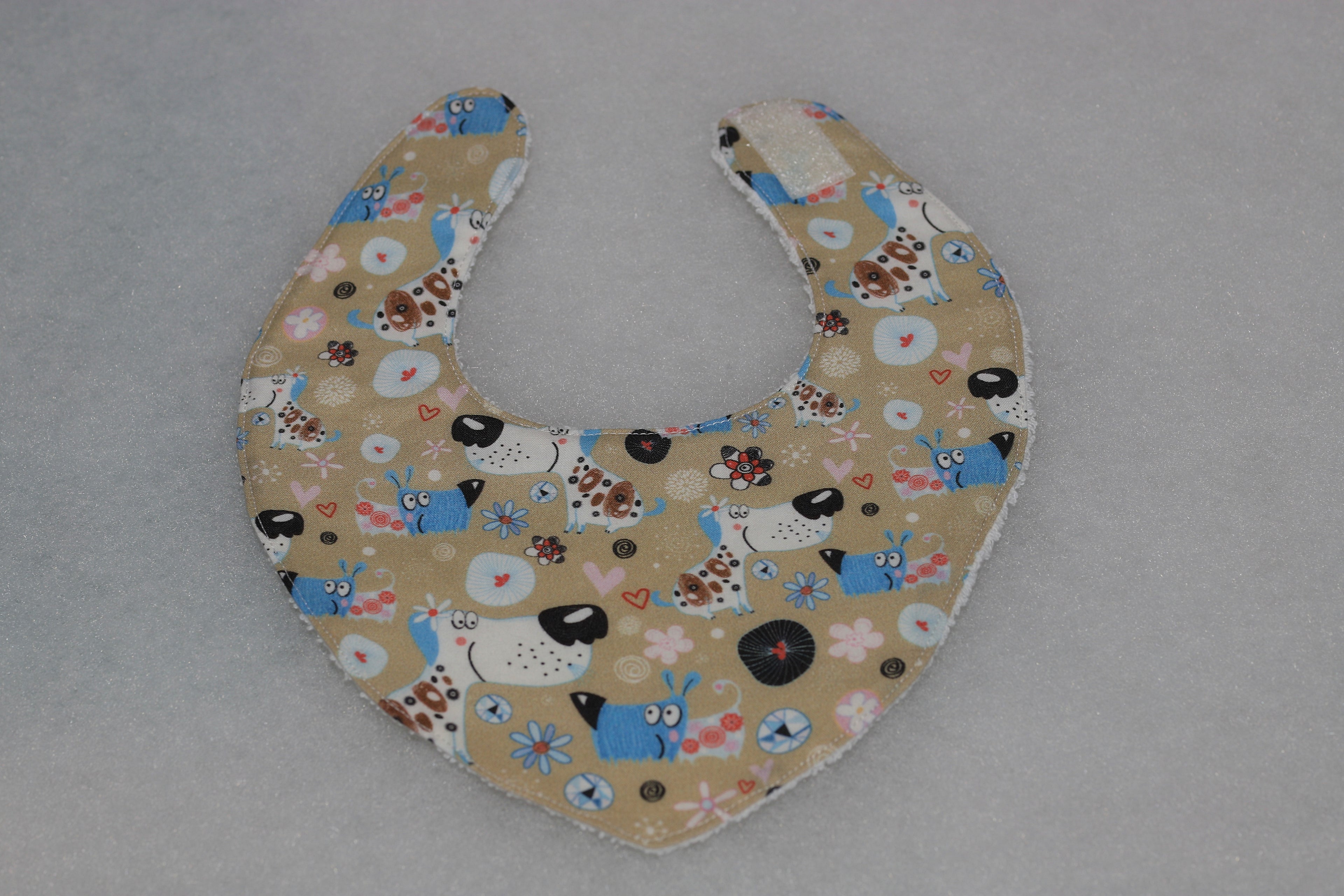 Bavaglino bandana neonato 0-6 mesi - cotone 100%, fatto a mano