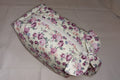 Beauty case trapuntato artigianale - Roselline lilla (Pezzo unico)