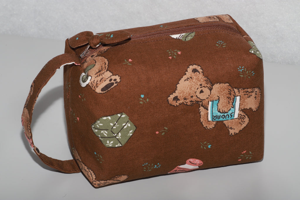 Beauty case artigianale Orsetti - Collezione bimbi e viaggio