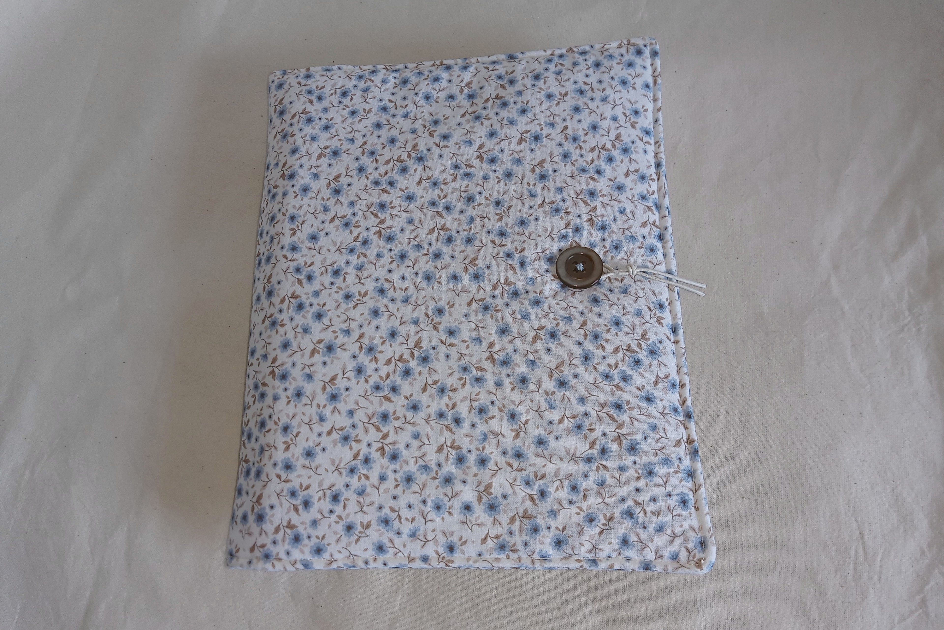 Porta pannolini e salviette artigianale a 2 tasche - cotone 100%