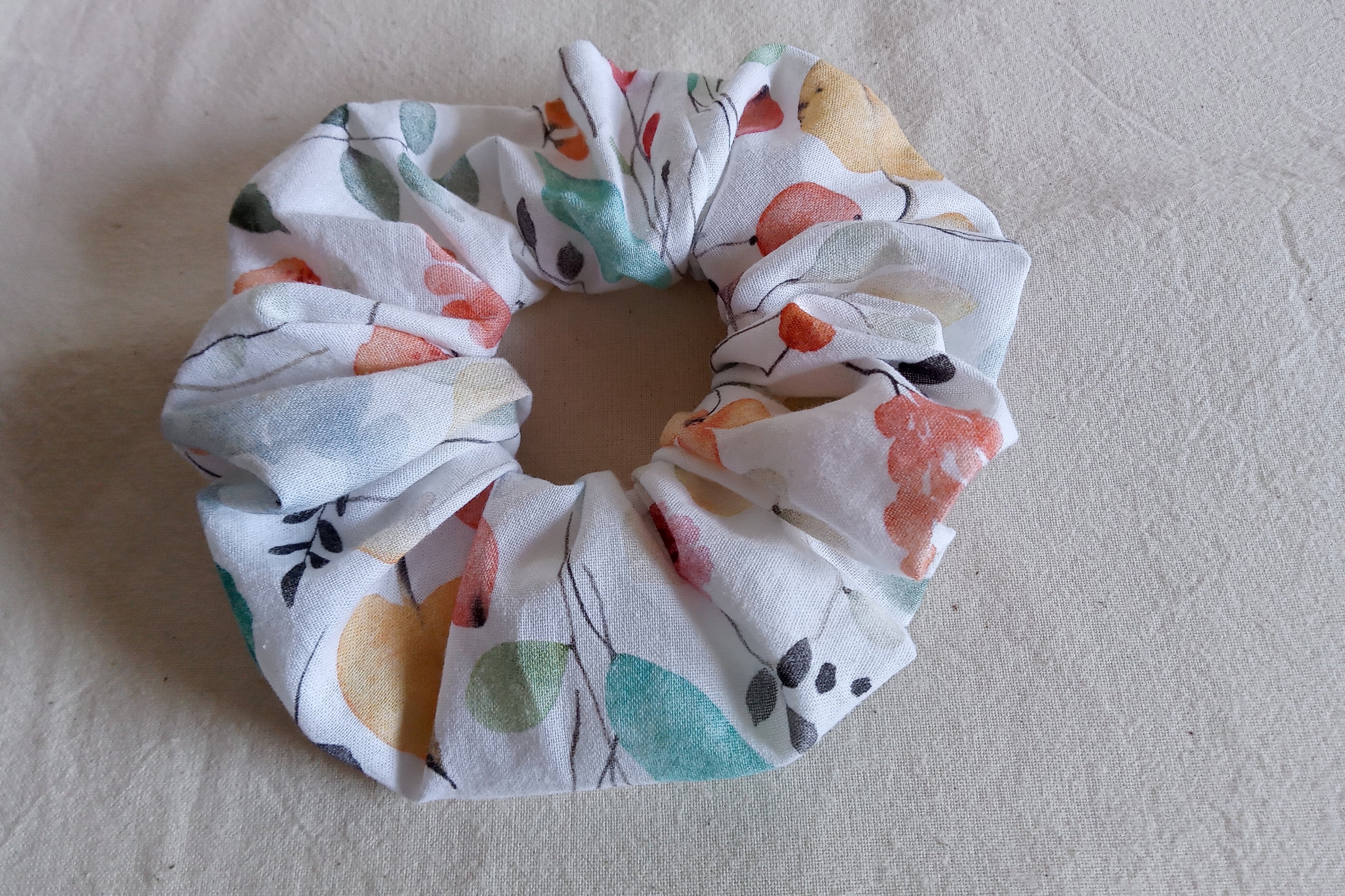 Scrunchie elastico per capelli Regular - Cotone 100% artigianale