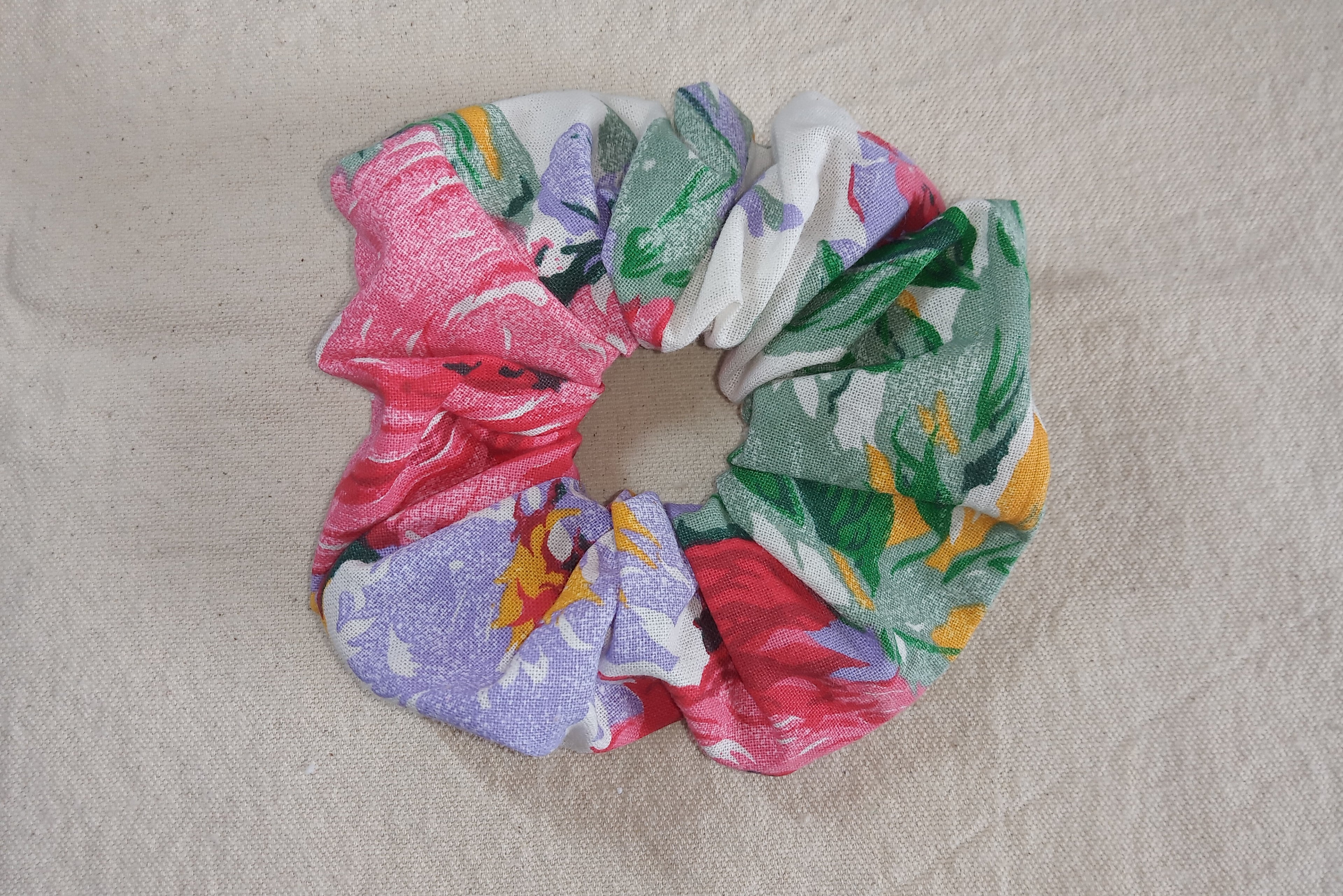 Scrunchie elastico per capelli Regular - Cotone 100% artigianale