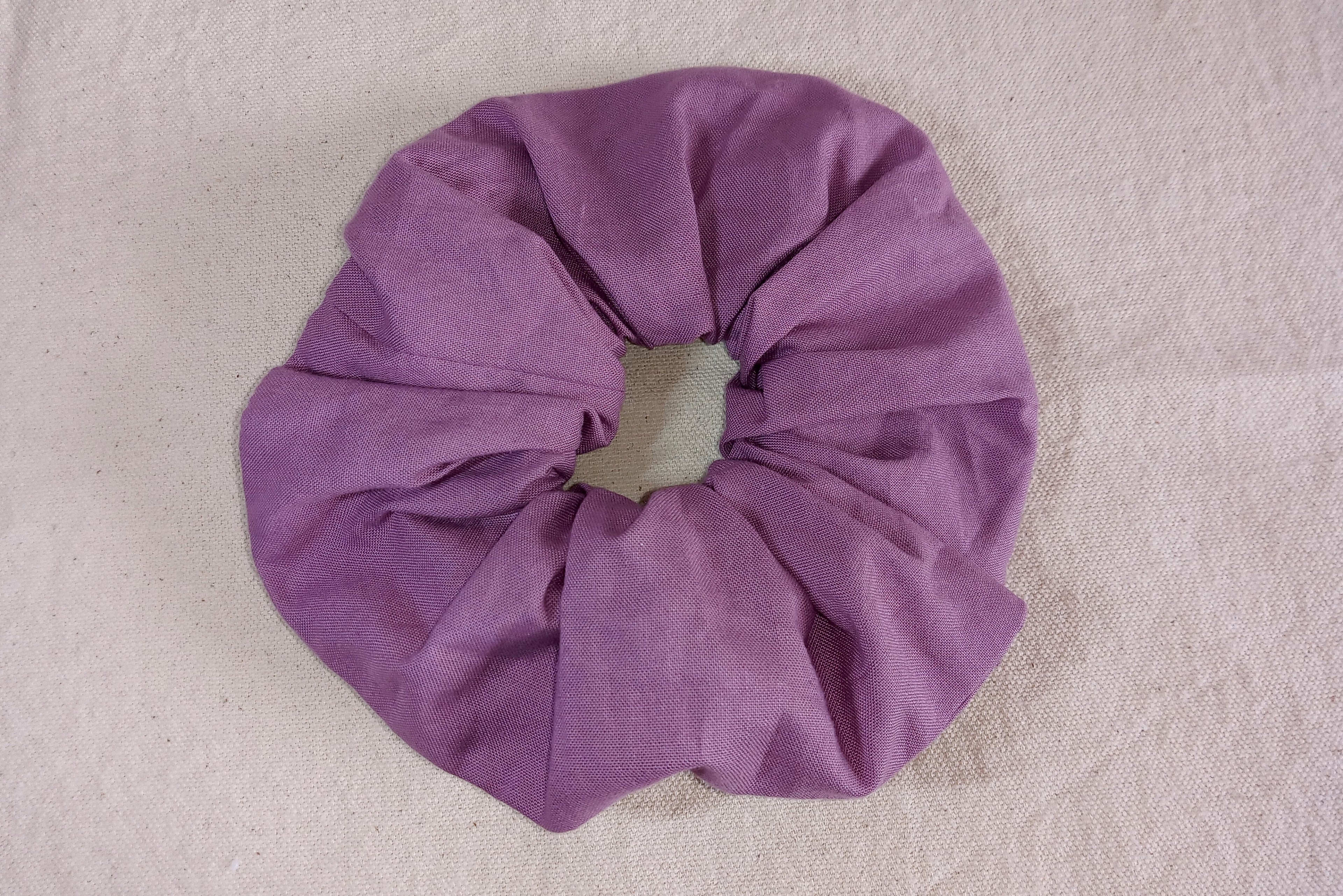 Scrunchie elastico per capelli Regular - Cotone 100% artigianale