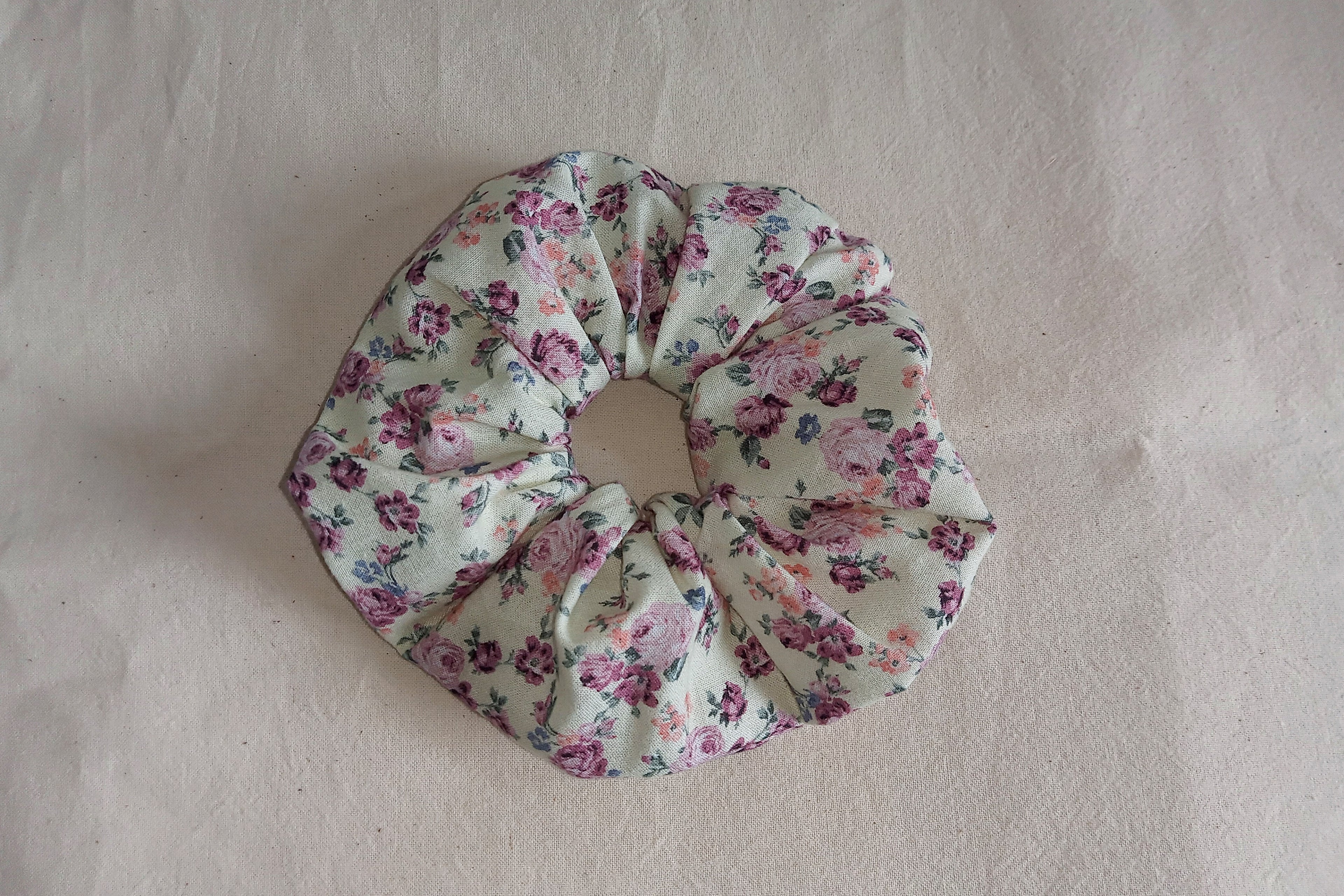 Scrunchie elastico per capelli Regular - Cotone 100% artigianale