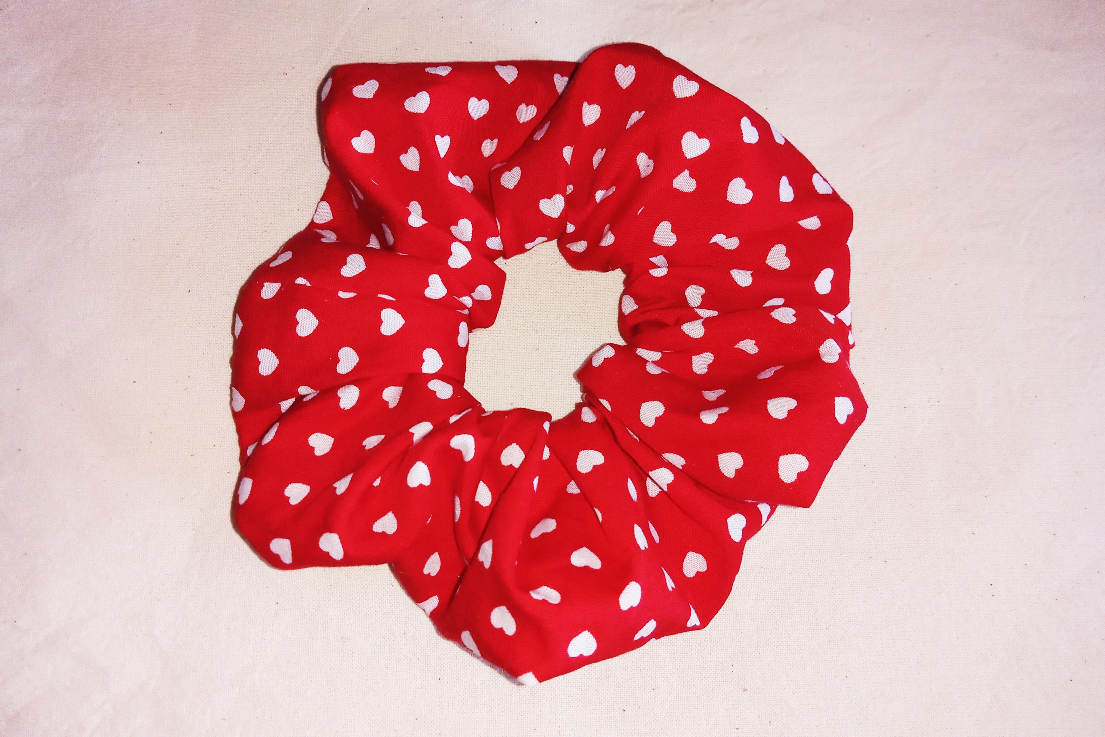 Scrunchie elastico per capelli Regular - Cotone 100% artigianale