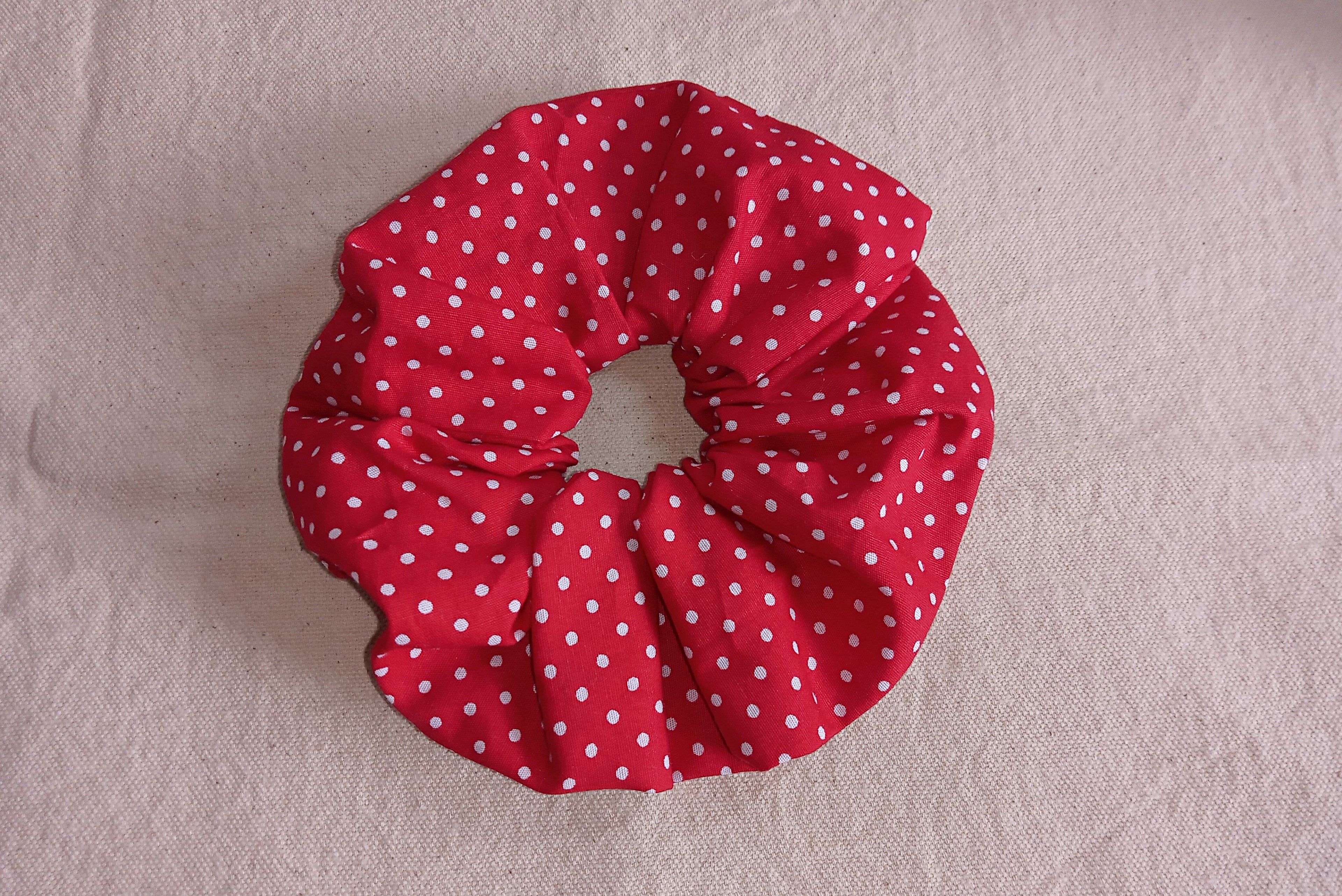 Scrunchie elastico per capelli Regular - Cotone 100% artigianale