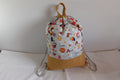 Sacca zaino artigianale per bambini - Cotone Oeko-Tex - Personalizzabile